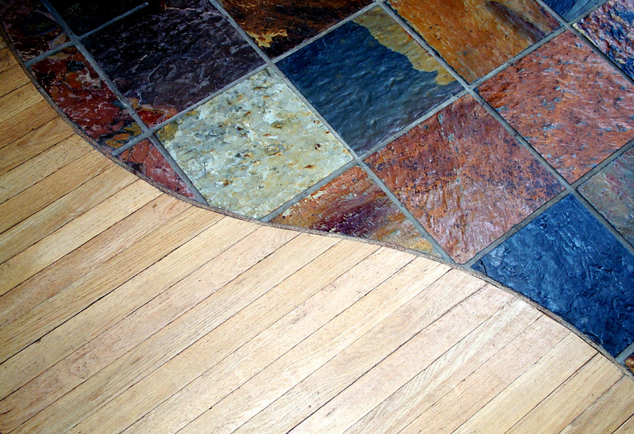 Slate floor